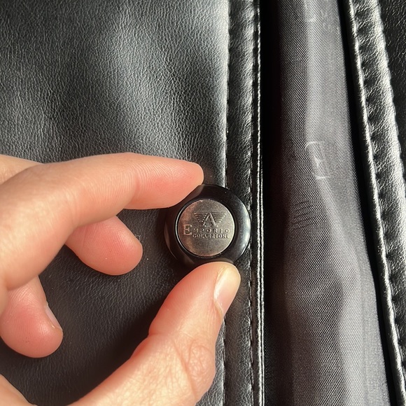 Emporia A Collezione Faux Leather Jacket - Picture 6 of 9